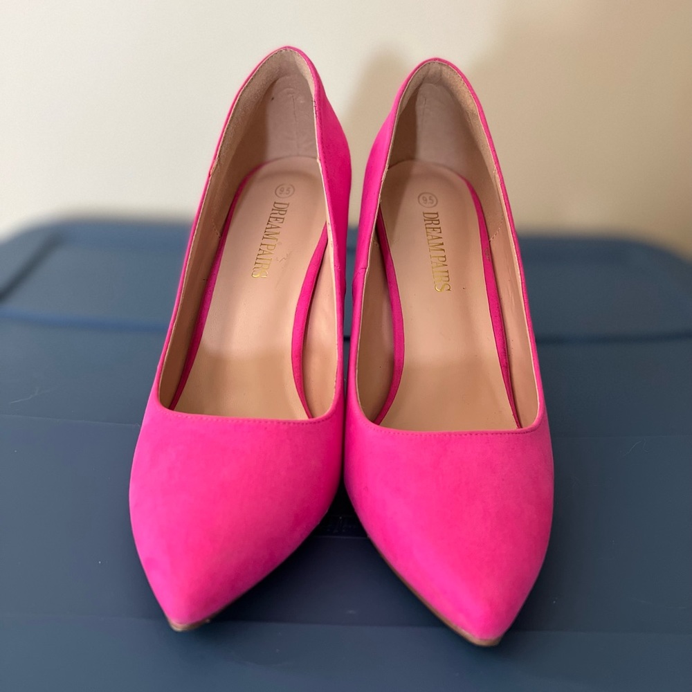 Hot Pink Pumps